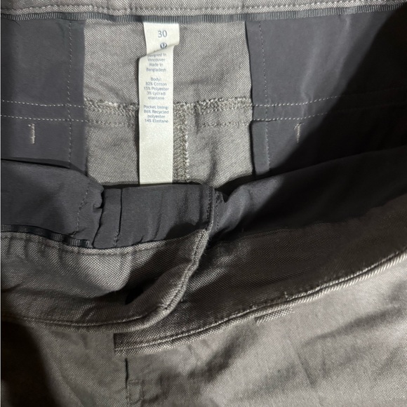 Lululemon Athletica Gray Flat Front Shorts - Picture 2 of 6